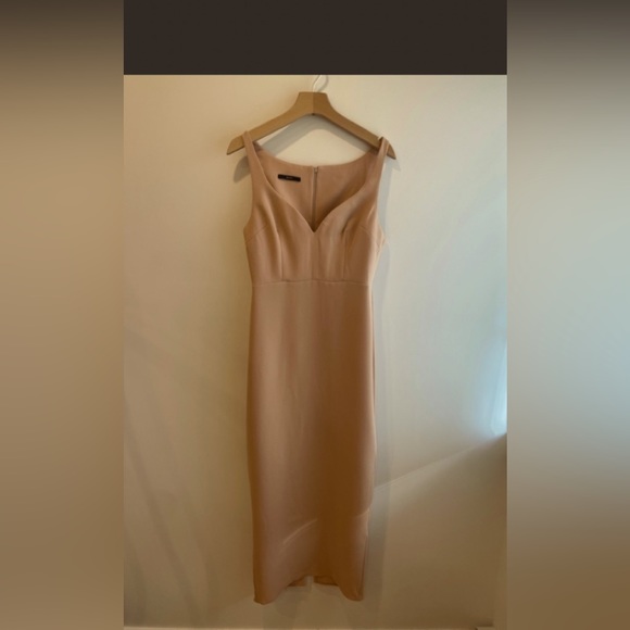 Alex Perry STRETCH CREPE CURVED BIKINI Dress - Picture 2 of 4